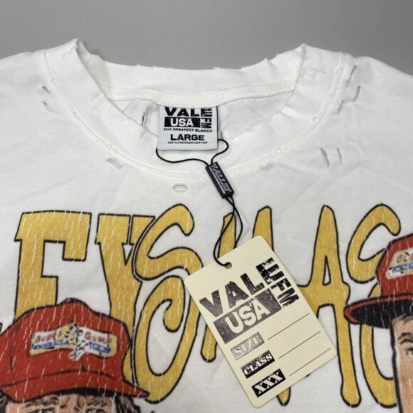 NEW VALLEY FOREVER DREAMS Forrest Gump Graphic T-Shirt – White/Multi – Size L - Picture 3 of 8